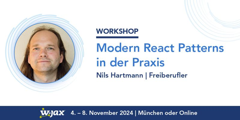 Nächste Woche startet die <a href="/jaxcon/">W-JAX</a> in München. Ich bin mit Vorträgen und einem Workshop zu #React, #NextJS, und #HTMX dabei.

👉 jax.de/speaker/nils-h…

Freue mich auf viele interessante Gespräche!

#WJAX