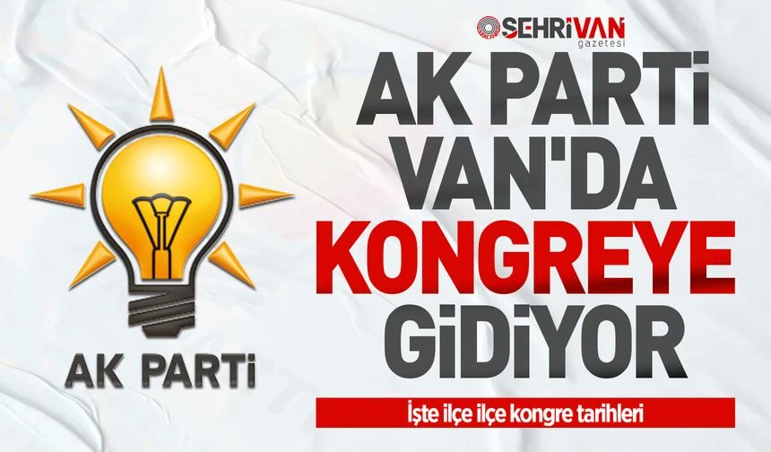 AK Parti Van'da kongreye gidiyor: İşte ilçe ilçe kongre tarihleri

sehrivangazetesi.com/ak-parti-vanda…
