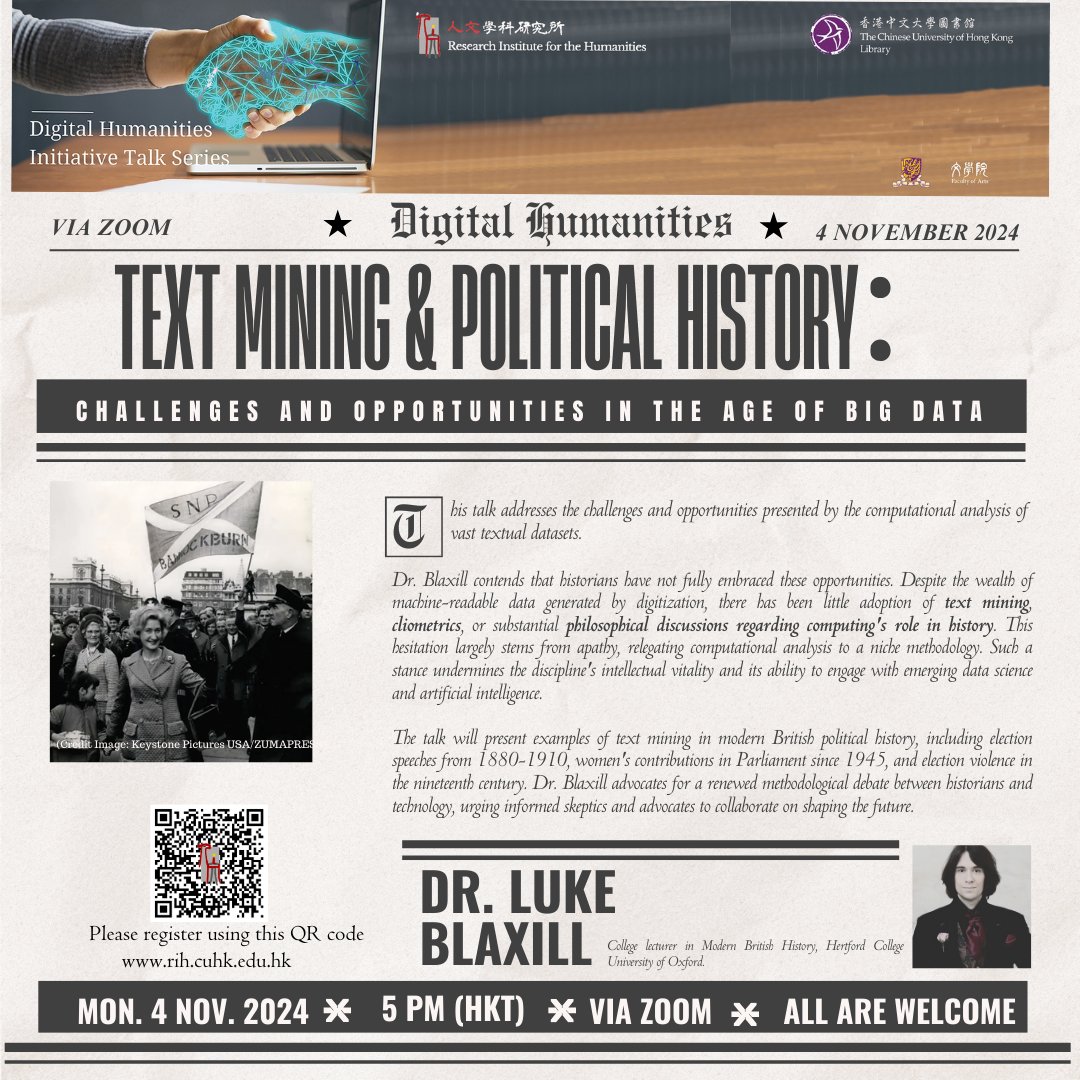 Research Institute for the Humanities (RIH) CUHK tweet media