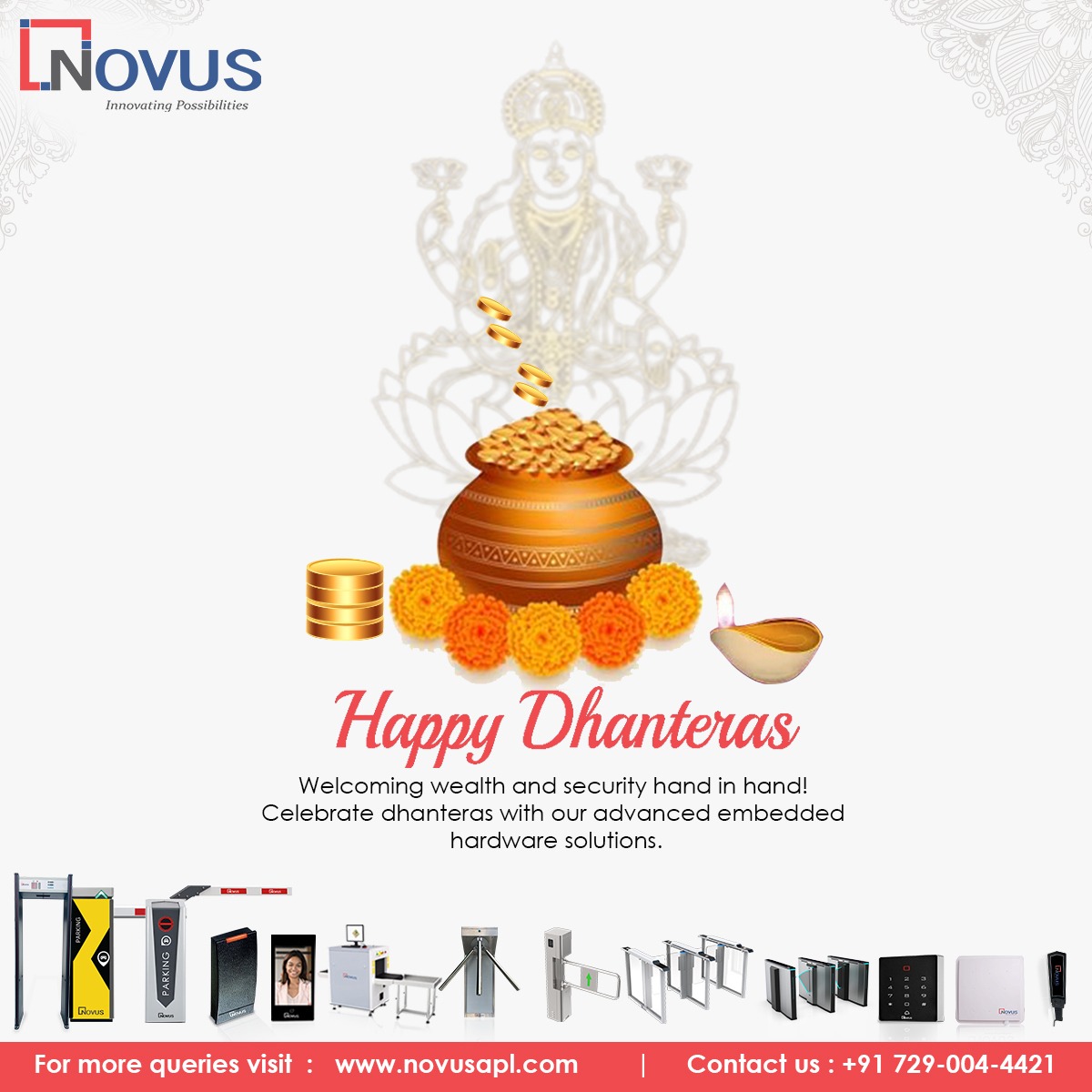 🪔May this auspicious day of Dhanteras bring you abundant wealth, prosperity, and happiness. May Goddess Lakshmi shower her blessings upon you, filling your life with health, wealth, and happiness. #HappyDhanteras!🪔🌟✨💰💫🙏💼