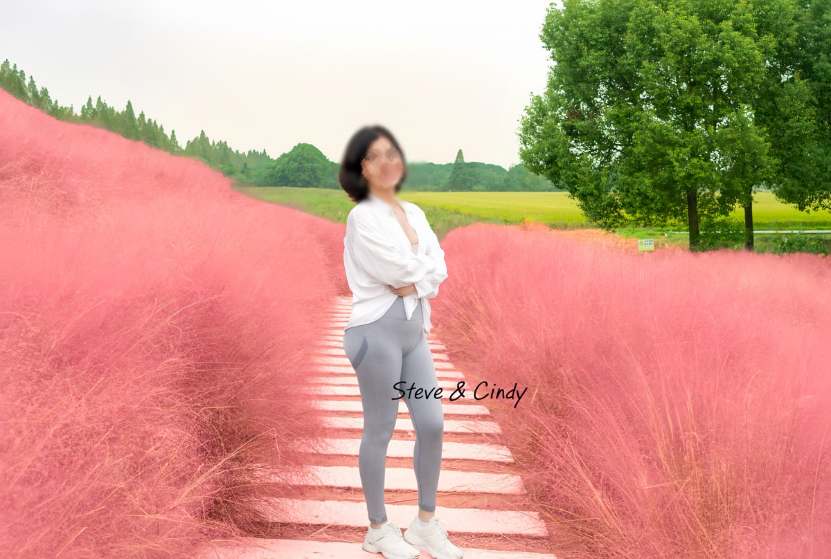 回家看照片，才发现为啥公园里的男人都盯着Cindy的……看～～～
ps：第一眼我还没看出来，Cindy看了一眼就说怎么有点歪？你知道说的是啥歪了？ https://t.co/sCk8C8IlNo