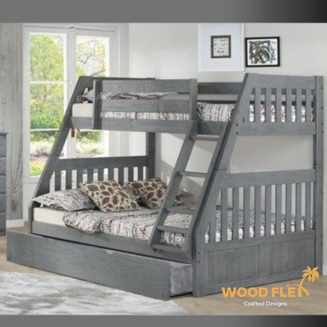 woodflexug's tweet photo. "Double the space, double the fun! Our bunk beds are crafted for style, comfort, and functionality. 🛏️✨ #WoodFlex #BunkBedDesign #SpaceSaver #KidsRoom" https://t.co/7XnRjozlCZ