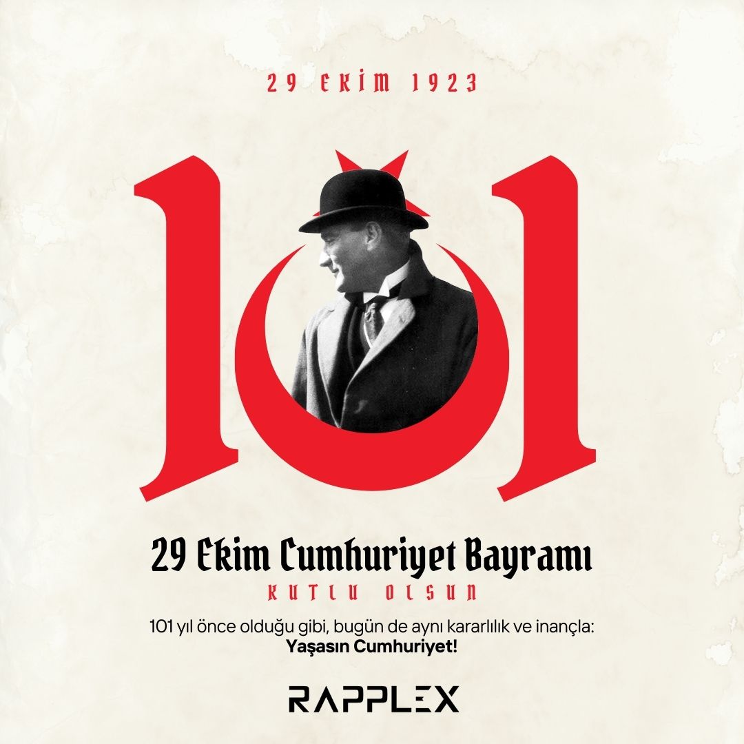 RapplexOfficial's tweet photo. Ey yükselen yeni nesil! İstikbal sizsiniz. Cumhuriyeti biz kurduk, onu yükseltecek ve yaşatacak sizsiniz.

29 Ekim Cumhuriyet Bayramınız Kutlu Olsun !

#MustafaKamalAtatürk  #Cumhuriyetin101Yılı  #29ekim #sibergüvenlik #cyber https://t.co/mojGPkz9Eu