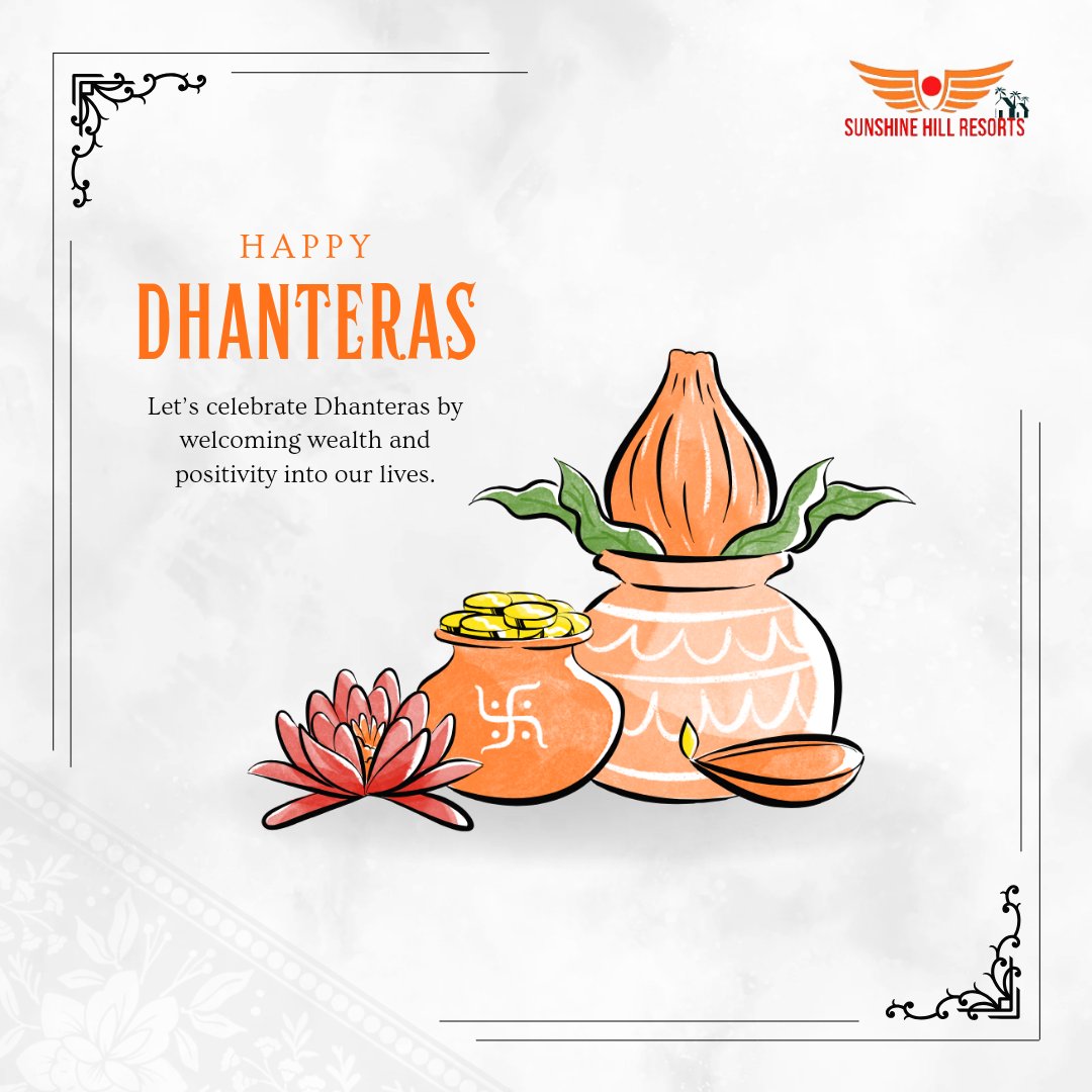 sunshinehillR's tweet photo. Let's celebrate Dhanteras by welcoming wealth and positivity into our lives. Happy Dhanteras!

#Dhanteras2024 #Festival #DhanterasWishes https://t.co/AEVPnbBUTP