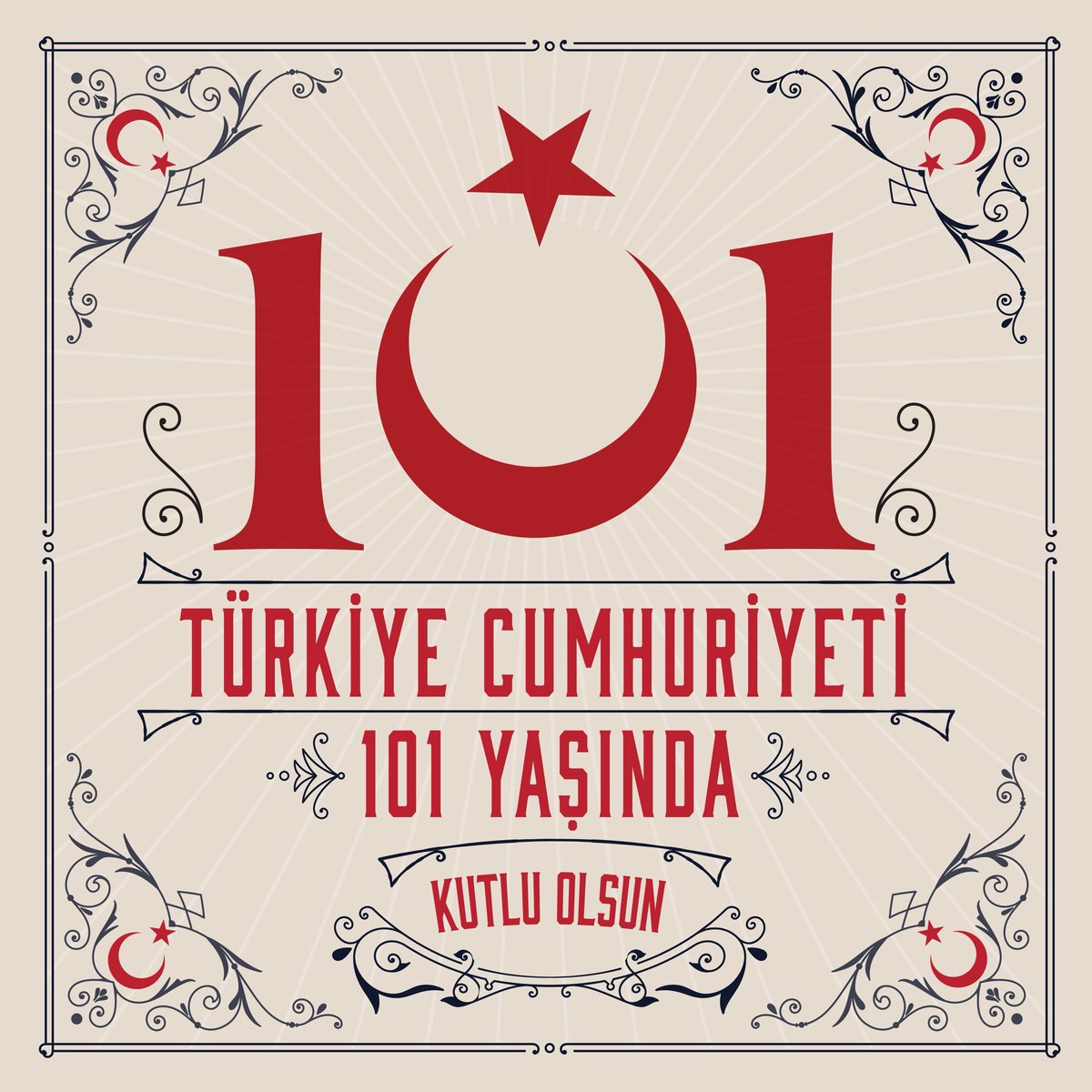Congratulations and best wishes from Canada 🇨🇦 on the 101st anniversary of the Turkish Republic! 🇹🇷 
#CumhuriyetBayramı Kutlu Olsun!