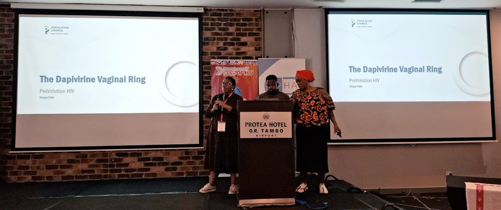apha_sa's tweet image. Day 2 of the #PreVolutionBootCamp is underway! Today, we&apos;re diving into valuable insights from leading organizations in HIV prevention. Kicking off the session, Sinazo Pato from @IPMicrobicides shares groundbreaking progress and success stories around the Dapivirine Ring.