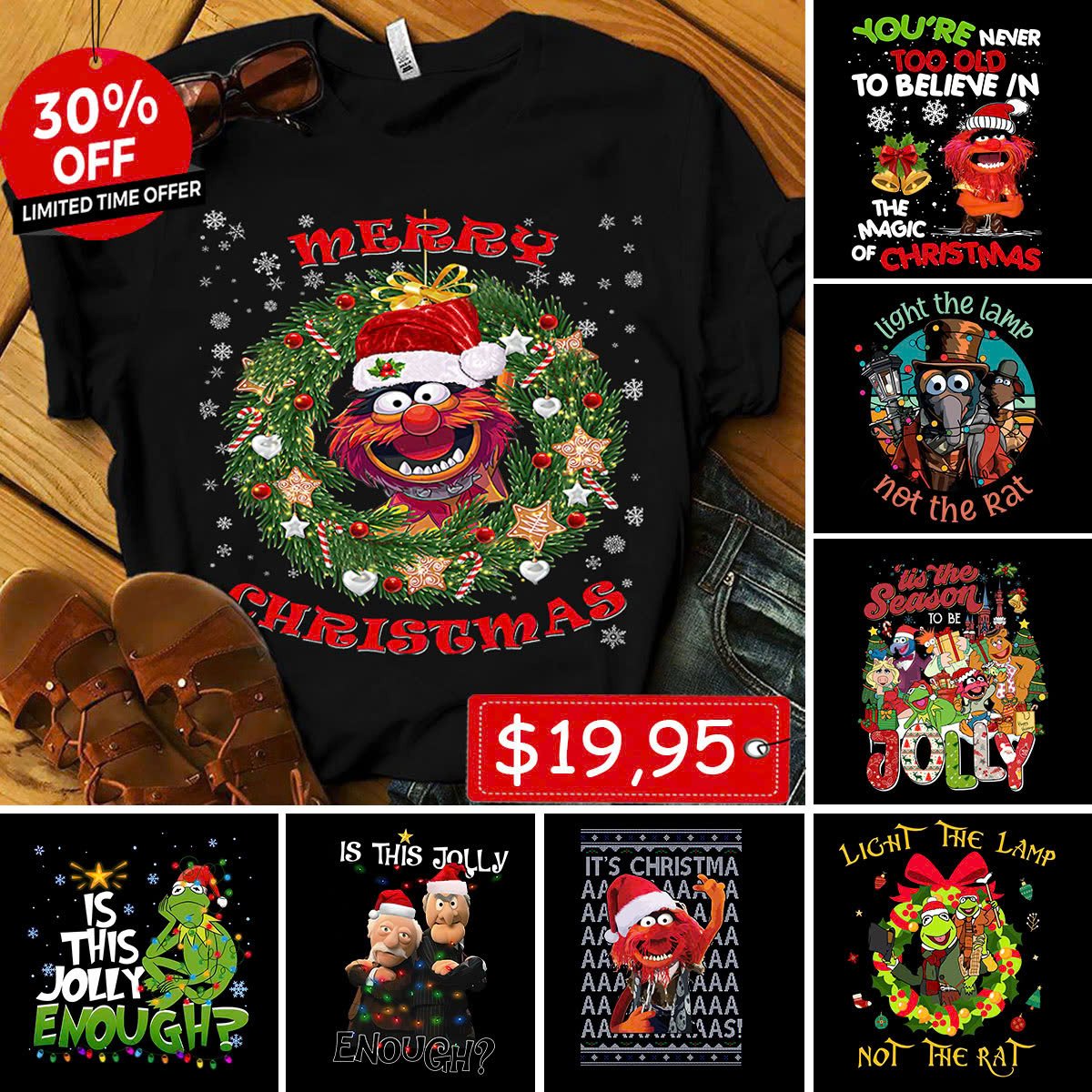 🎄✨ Muppets Christmas Collection Sale! 🎅🎁
Order here: uniquetshirts77.com/collections/mu…