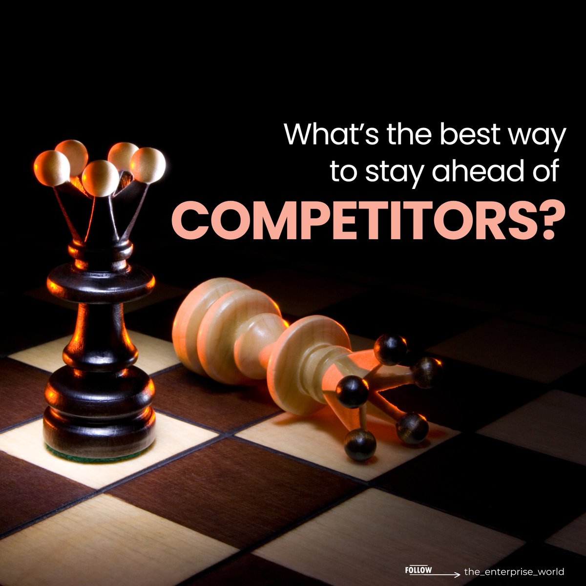 theenterprisew's tweet image. The answer for the question is—#Continuous learning. Always keep an eye on market trends, customer feedback, and new technologies that can give you an edge.

#BusinessGrowth #CompetitiveEdge #Innovation #CustomerFeedback