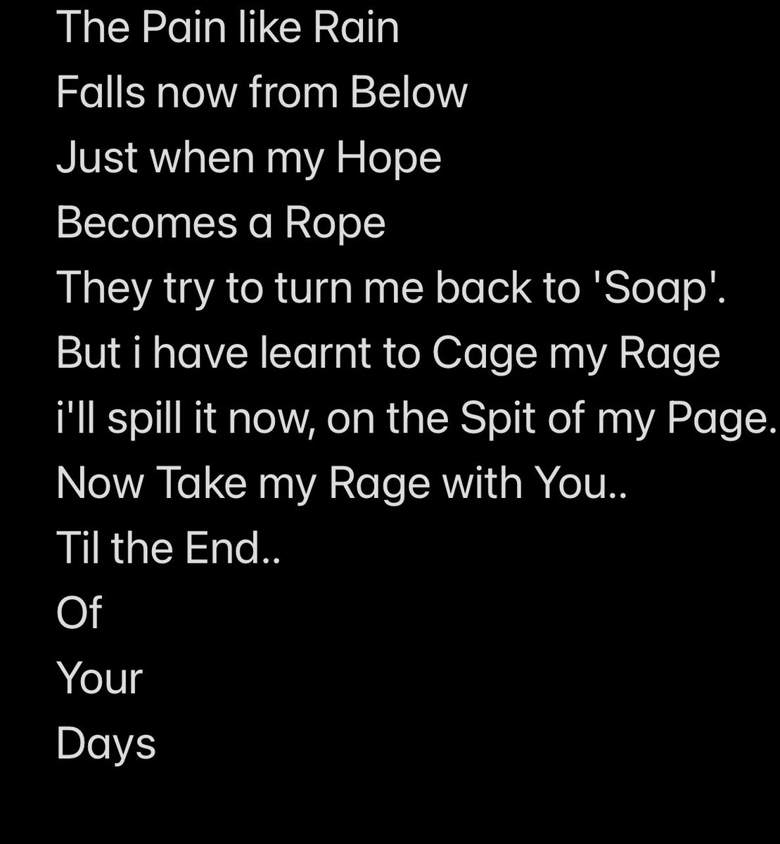 thoughts from a not so distant past..