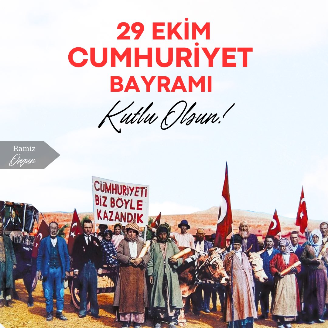 Cumhuriyet, demokratik bir ülkenin bozulmaz simgesidir. 

Aziz milletimizin Cumhuriyet Bayramı'nı yürekten ve en kalbi duygularımla kutluyor, Gazi Mustafa Kemal Atatürk ve silah arkadaşlarını rahmet ve minnetle yâd ediyorum. 🇹🇷