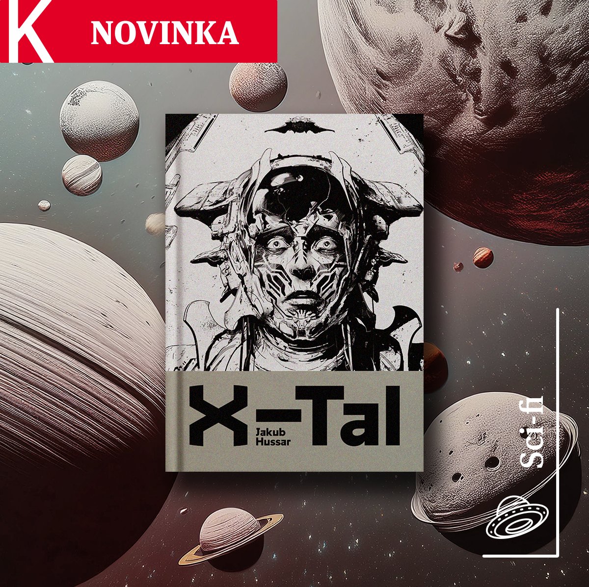 Žhavá novinka pro fanoušky sci-fi přistála na pultech Kosmasu! 👽 Román X-Tal Jakuba Hussara nás opět zavede na nehostinný skládkosvět Coraab, známý z autorovy prvotiny 0 Tu i kultovní karetní hry Coraabia. 🛸 Pokud tenhle svět neznáte, X-Tal je ideální příležitost seznámit se!