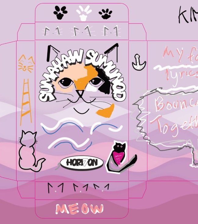 calico cat designed merch by kim 🥺 kaya napa-order ako bigla hahaha omg ANG RUPOK

<a href="/HORI7ONofficial/">HORI7ONofficial</a> 
#HORI7ON_KIM #호라이즌_킴