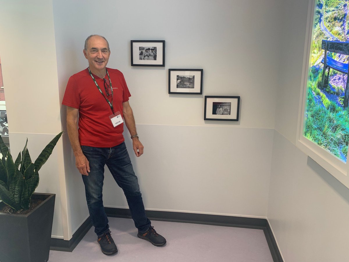 Delighted to be able to donate my Hackney Archive photographs to St Joseph’s Hospice and see them on the wards.
