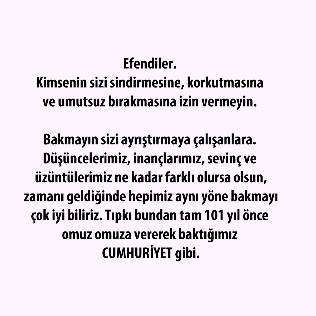 skaraismailoglu's tweet photo. CUMHURİYET. 
Şartlar ne kadar kötü olursa olsun bu milletin asla umutsuz olmaması gerektiğinin belki de en büyük kanıtı. https://t.co/y8WV97tPbG