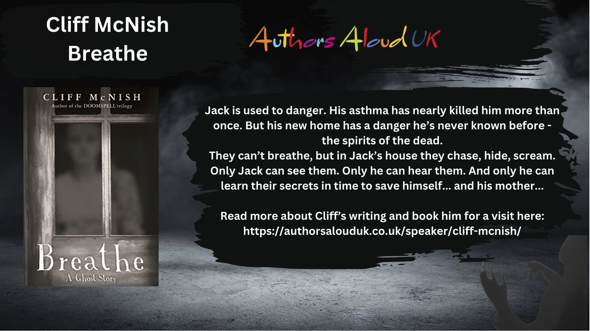 Chilling , suspenseful &amp; such a good story  #AAUKShivers <a href="/cliffmcnish/">Cliff McNish</a> , a perfect #spookyweek read ! You can read more about Cliff's writing &amp; book him for a visit here : authorsalouduk.co.uk/speaker/cliff-… <a href="/Read4eva/">Annie Everall OBE</a>