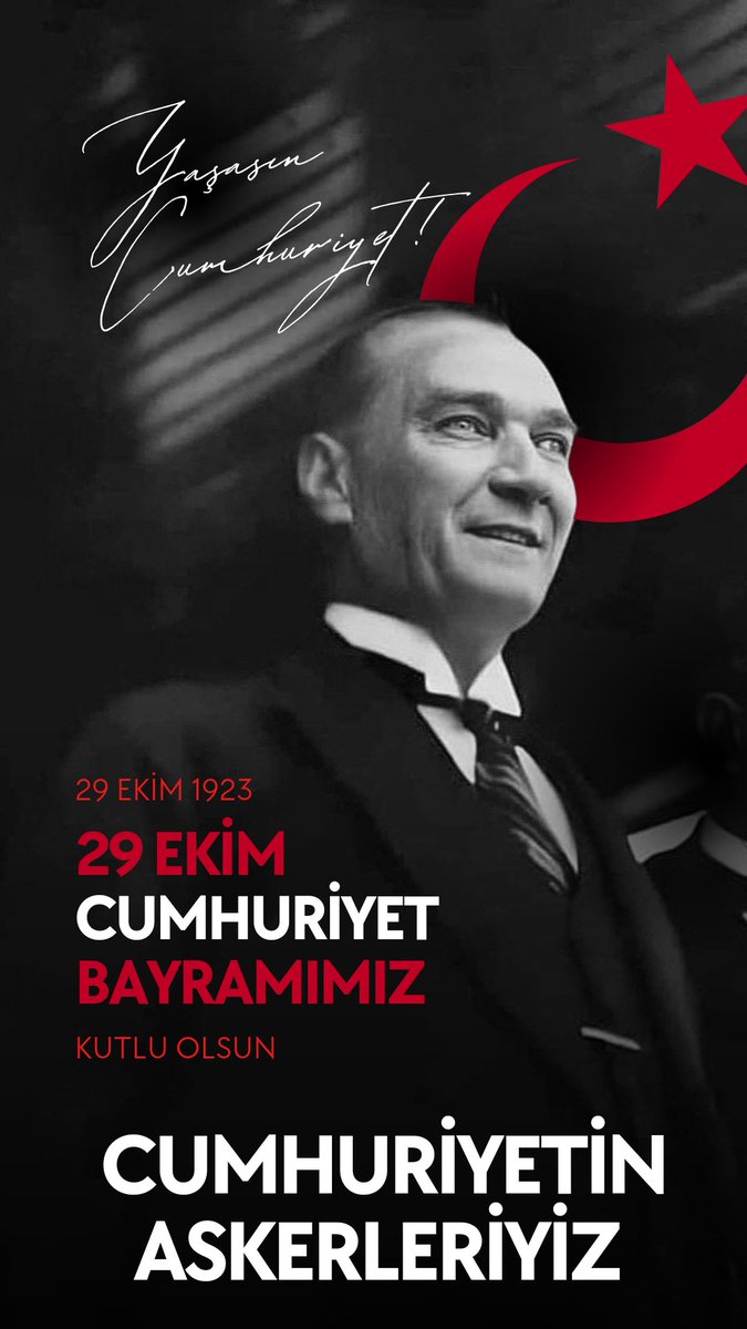 LEVENT ATACAN EYT-EF GEN.BŞK.YARD 💛💙 (@eytleventataca1) on Twitter photo Eşsiz Başkomutan
Mustafa Kemal ATATÜRK önderliğinde kurulan,
Özgürlüğümüzün ve
Bağımsızlığımızın Sembolü
Olan #Cumhuriyet 🇹🇷
İlelebet PAYİDAR kalacaktır.
#29EkimCumhuriyetBayramımız
Kutlu Olsun 🇹🇷
#CumhuriyetinAskerleriyiz
<a href="/EytEmeklilerFed/">EYT VE EMEKLİLER FEDERASYONU</a> @EytSydDer Eşsiz Başkomutan
Mustafa Kemal ATATÜRK önderliğinde kurulan,
Özgürlüğümüzün ve
Bağımsızlığımızın Sembolü
Olan #Cumhuriyet 🇹🇷
İlelebet PAYİDAR kalacaktır.
#29EkimCumhuriyetBayramımız
Kutlu Olsun 🇹🇷
#CumhuriyetinAskerleriyiz
<a href="/EytEmeklilerFed/">EYT VE EMEKLİLER FEDERASYONU</a> @EytSydDer