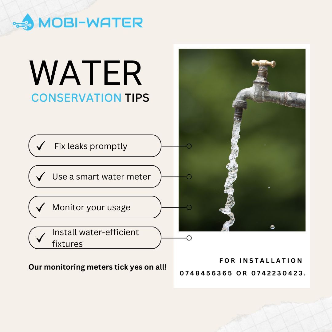 💧 Every drop saved is a step toward a sustainable future! 🌍 Mobi Water’s monitoring meters give you real-time insights into your water usage, helping you spot waste and save more. Let’s protect our precious resource by using smarter solutions for water management. Ready to make