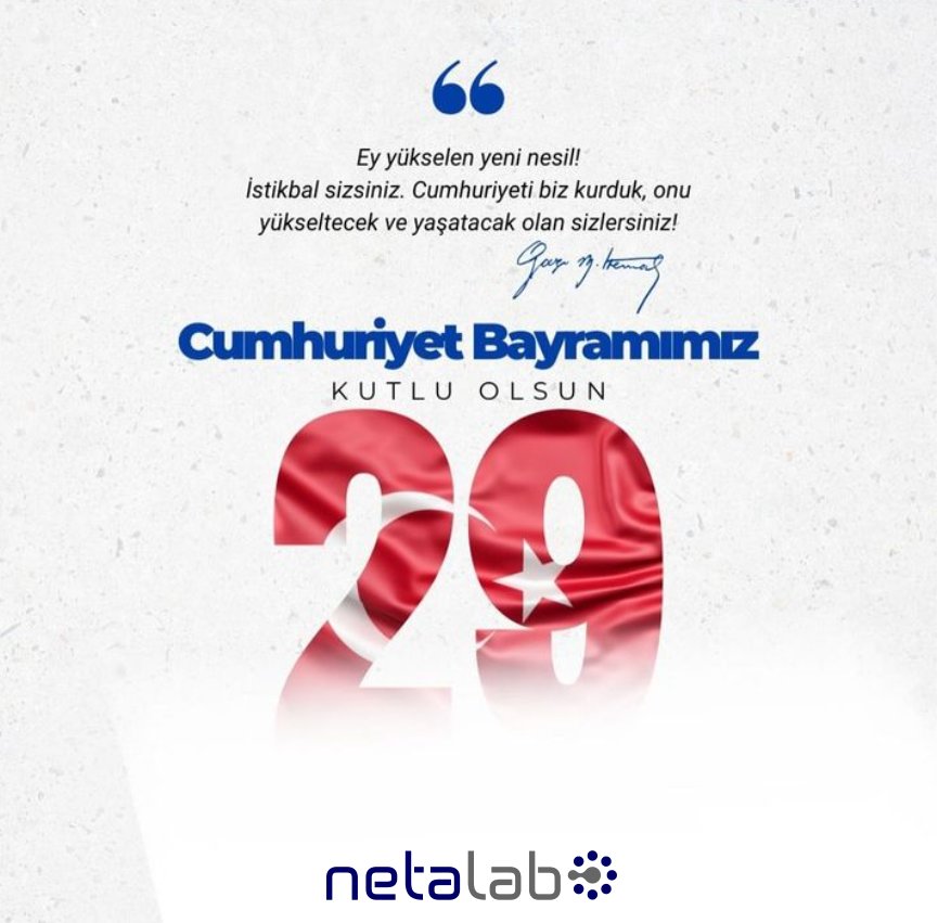 Cumhuriyetimizin 101. yılı Kutlu Olsun..
.
.
.
.
#29ekim #29ekimcumhuriyetbayramı #cumhuriyet101yaşında #29ekim1923 #Atatürk #Türkiye #Türk #MustafaKemalAtatürk #netalab #laboratuvarmobilyaları #laboratuvarcihazları #laboratuvar #kimya