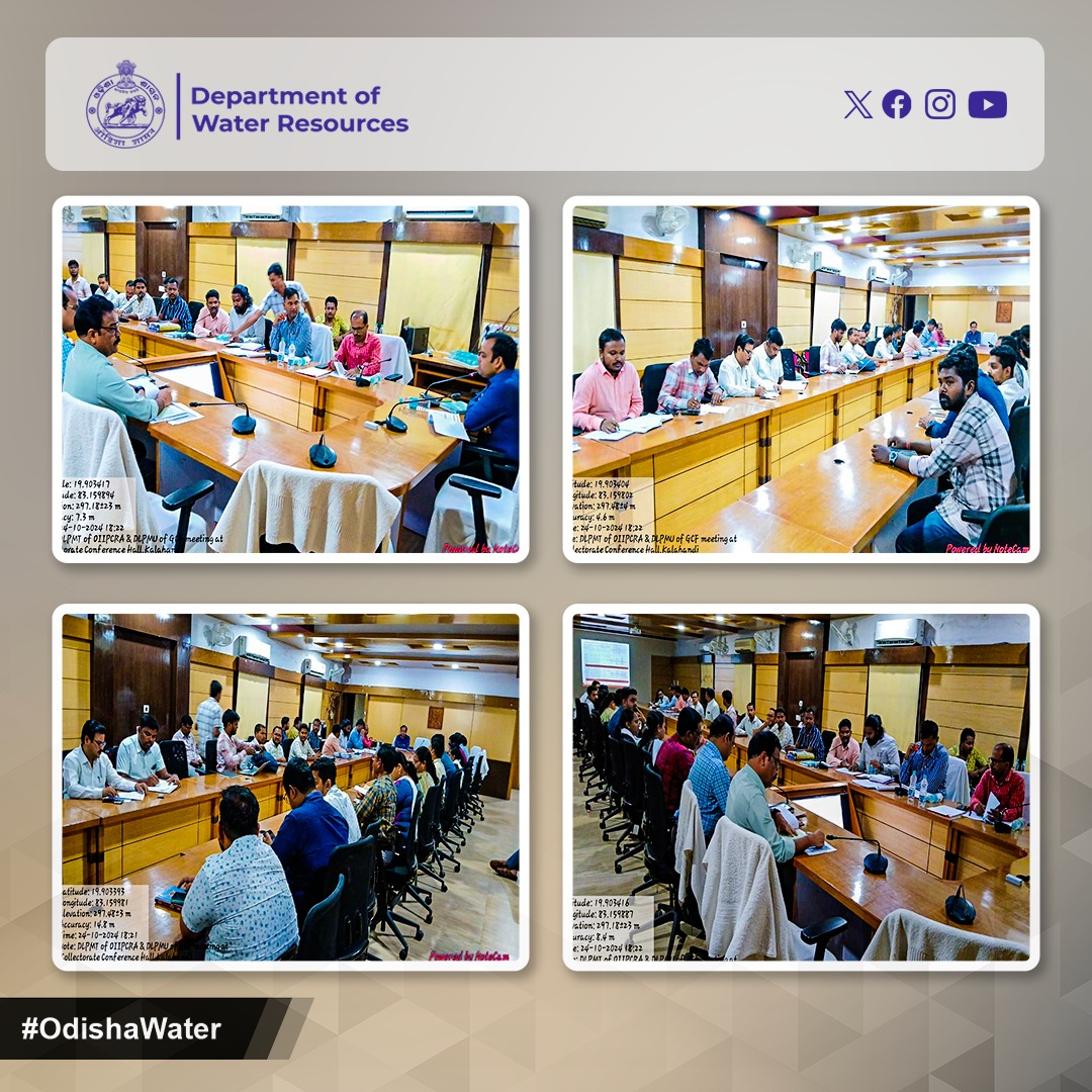 OdishaWater's tweet image. District Level Project Monitoring Team (DLPMT) meeting chaired by the CDO Cum EO Zilla Parisad, #Kalahandi ! #ProjectMonitoring #Agriculture #OdishaWater #OIIPCRA
@CMO_Odisha @DC_Odisha @_anugarg  @IPR_Odisha @OIIPCRA_OCTDMS @OLICLTD @ltd_occ  @CE_Megalift