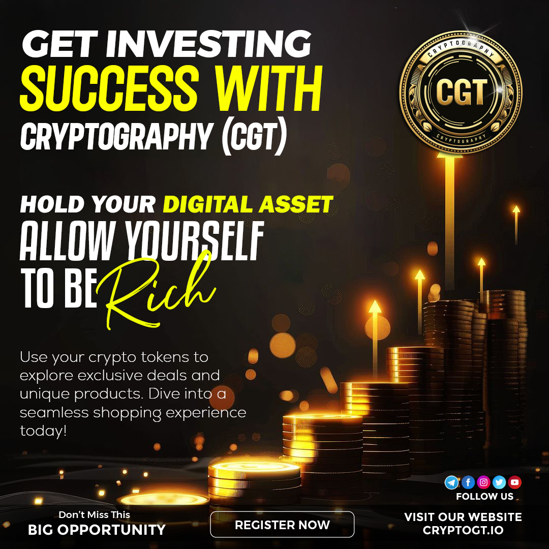 cryptographycgt's tweet photo. Are you ready to be a part of the next big leap in the cryptocurrency ? Meet [CGT TOKEN], the revolutionary new crypto token designed to [solve a specific problem/transform a market]. #Cryptocurrency #cryptography #CGT #Blockchain https://t.co/uHYC3Wzu8e