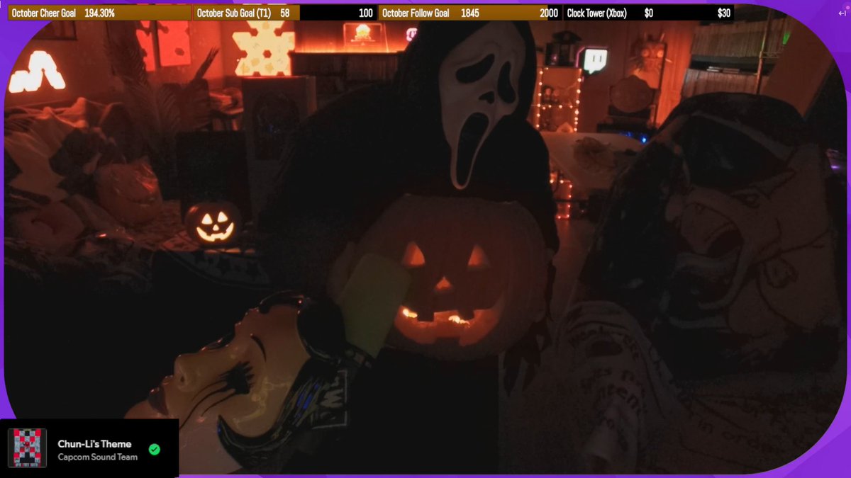 croakitoad's tweet photo. FIRST EVER pumpkin carving success last night! 🎃 Thanks everybody for hanging out, that was fun! We also finished #ChooChooCharles, #Apartament1406 and #FileDestined for Croaktober! #Halloween #HappyHalloween #Twitch #Croakitoad #Scream #Ghostface https://t.co/erXCSM9ZvZ