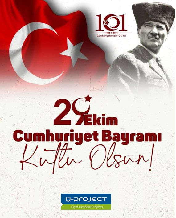uprojectfield's tweet photo. Başta Gazi Mustafa Kemal Atatürk olmak üzere tüm silah arkadaşlarını ve aziz şehitlerimizi, saygı, sevgi, minnet ve rahmetle anıyoruz.
#CumhuriyetBayramı ’mız kutlu olsun. 🇹🇷
#101YAŞINDA 
#Cumhuriyetimizin101YılıKutluOlsun https://t.co/VAFE3lLnIy