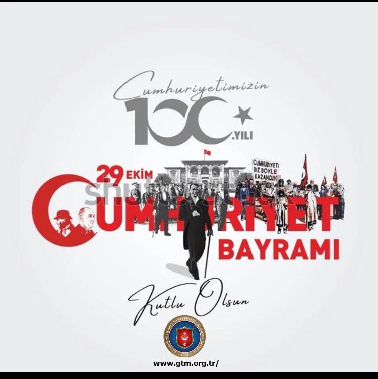 Başta Büyük Önderimiz Gazi Mustafa Kemal Atatürk ve silah arkadaşları olmak üzere, bu toprakları vatan yapan aziz şehitlerimizi rahmet, şükran ve minnetle anıyoruz. 29 Ekim Cumhuriyet Bayramı kutlu olsun!