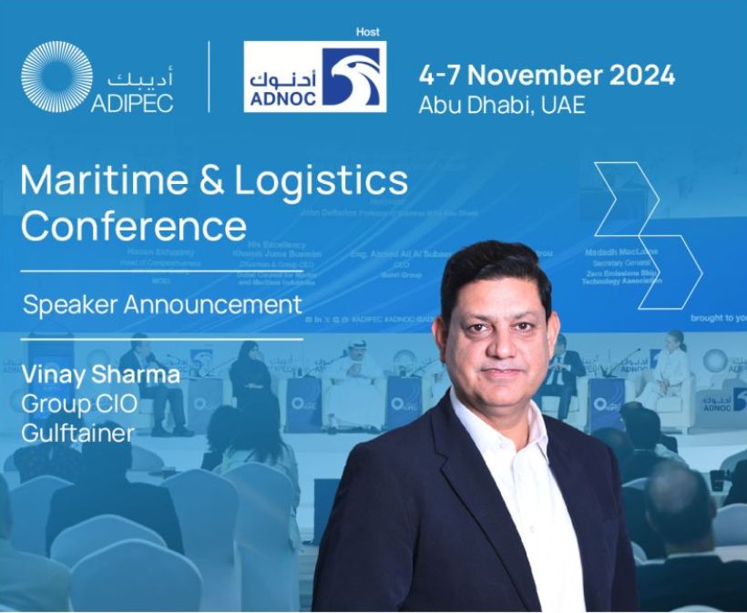 We will be speaking at ADIPEC Maritime &amp; Logistics Conference on “The Role of Digitalisation in Building a Safer and More Energy Efficient Maritime Future” on 6 November. Gulftainer has used digital tech to optimise operations, improve performance to better serve customers.