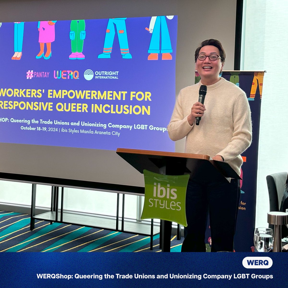 PANTAYtayo's tweet photo. WERQing for equality and inclusion in the workplace! ✊🏼🏳️🌈🏳️⚧️
On Oct 18-19, #PANTAY hosted a WERQshop for queer ERGs and labor unions. Together, they discussed and identified ways to advocate for a just & inclusive 🇵🇭 labor landscape. 🌈
#WERQ
#PANTAYtayo
#HappyEquality https://t.co/8CdezuvEBM