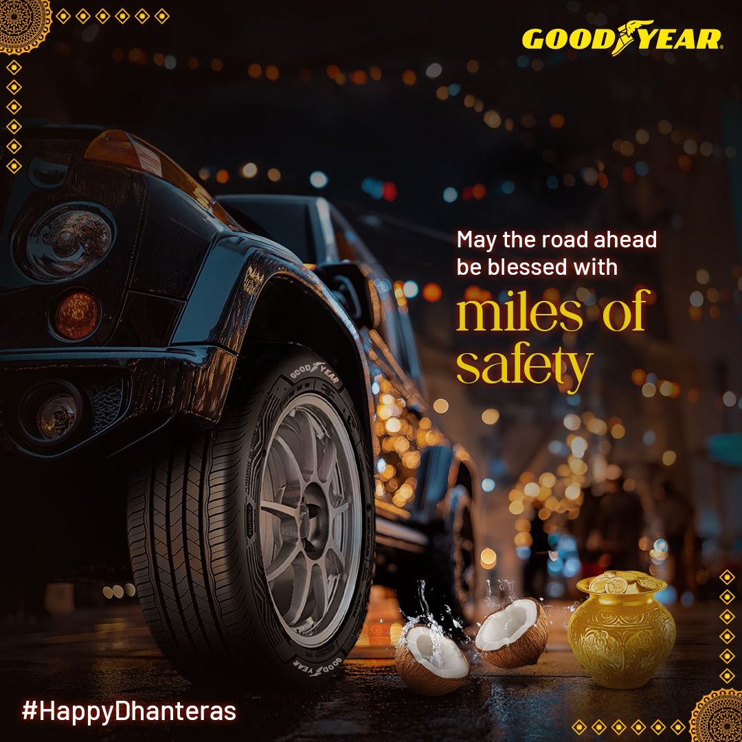 This Dhanteras, may your fortune guide you toward success and prosperity.

#GoodYear #GoodYearIndia #ExploreFestiveMoments #HappyDhanteras #TechnologyExplorer