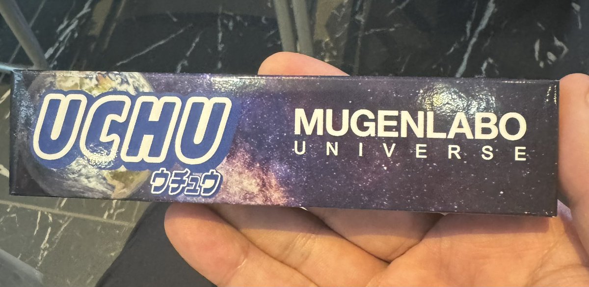 DeadFinanceCXO's tweet photo. ハイチュウならぬウチュウ
ちなみに味はグレープ
#住友不動産ベンチャーサミット
#MUGENLABO https://t.co/uyrvCer58K