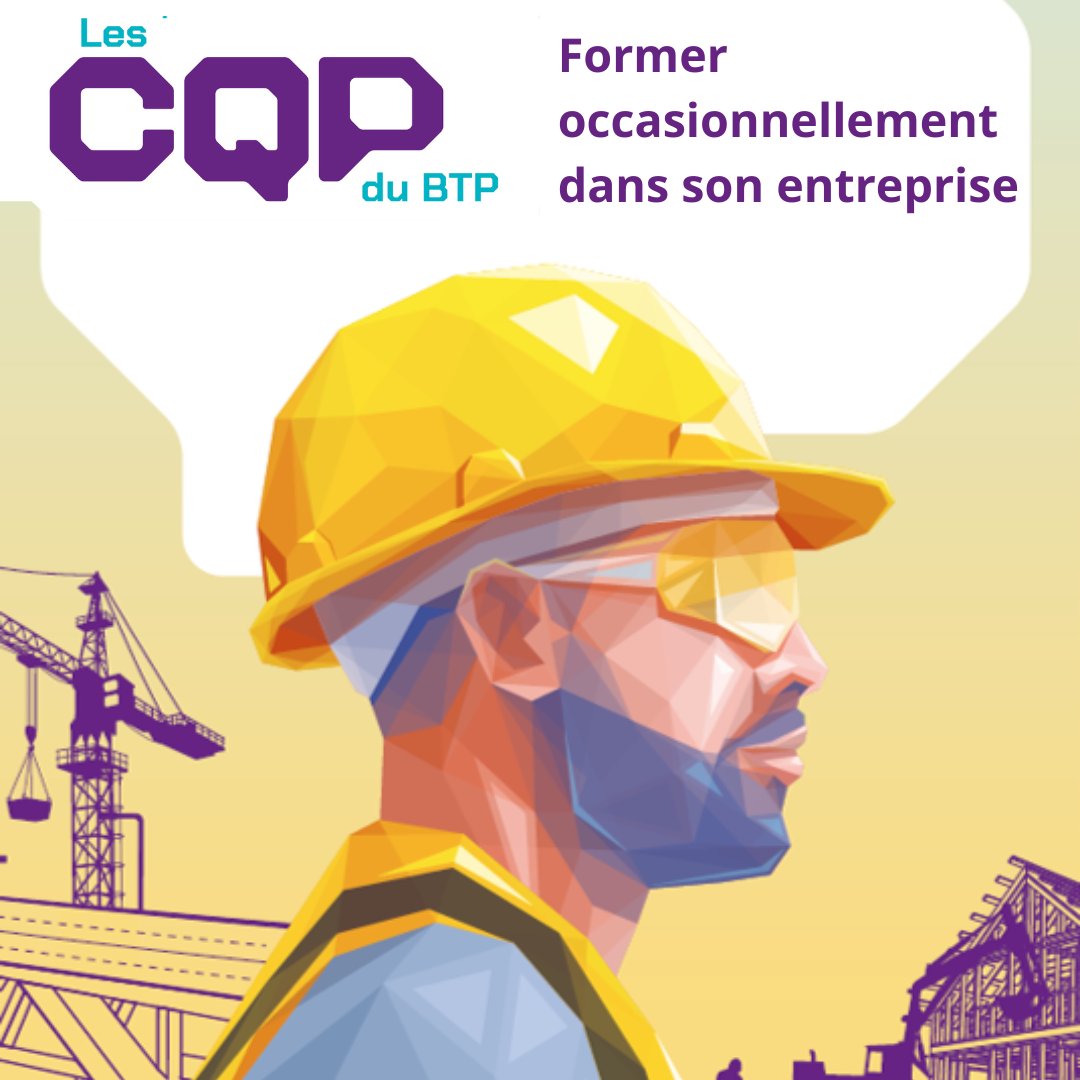 👷‍♂️👷‍♀️ Vous aimez partager vos connaissances ? Devenez formateur occasionnel dans votre entreprise avec un Certificat de Qualification Professionnelle #CQP et contribuez au développement des #compétences de vos équipes.
👉 Plus d'infos ⤵️
pulse.ly/v2s4u97srv
#BTP #formation