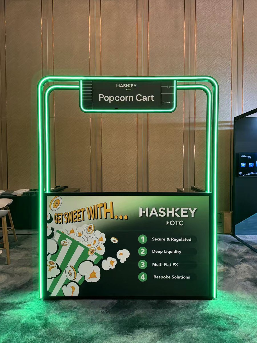 HashKeyOTC's tweet image. Are you ready to #GetSweet with #HashKeyOTC? 🍬🍭😋

⚠️ Make your way down to #SmartCon organized by @chainlink and drop by our booth for some popcorn and exclusive swags‼️

📍Kerry Hotel, Hong Kong 
⏰ 30-31 Oct

Don’t walk. Run. 🏃💨