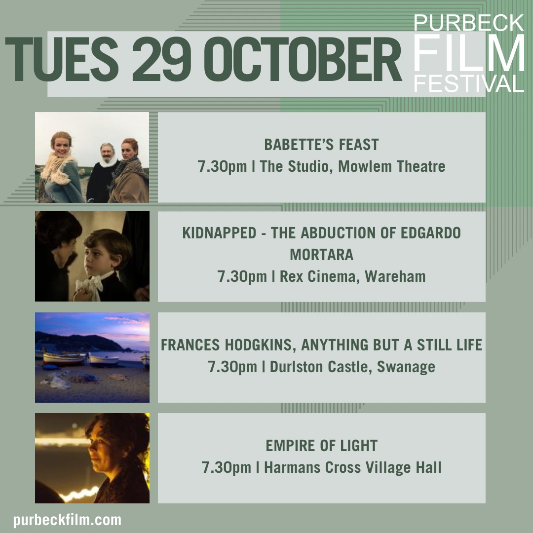 Sam Mendes magnificently opened the festival &amp; now we have his Empire of Light showing at Harmans Cross Village Hall this evening. This is what the film festival is about, bringing wide-ranging films from across the world to venues across the district.zurl.co/pt6F