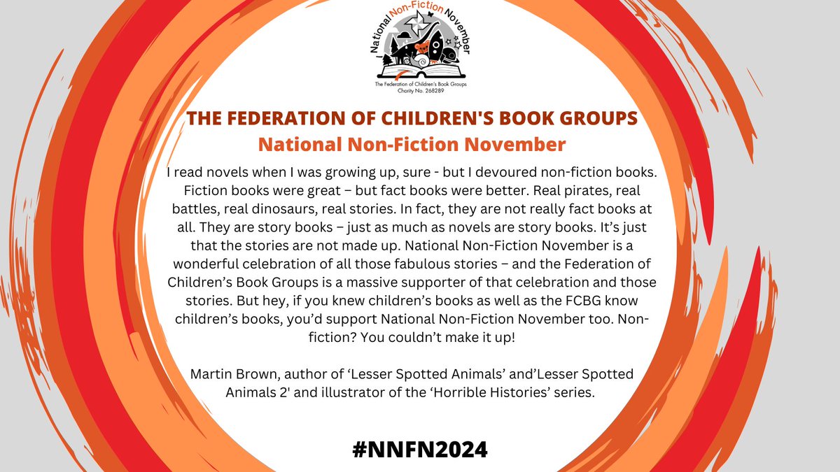 FCBG (@fcbgnews) on Twitter photo One more sleep until #NNFN2024! Why don’t you help us spread some love for information books? <a href="/MartinHHBrown/">Martin Brown</a> #NonFiction #Hobbies #Childrensbooks One more sleep until #NNFN2024! Why don’t you help us spread some love for information books? <a href="/MartinHHBrown/">Martin Brown</a> #NonFiction #Hobbies #Childrensbooks