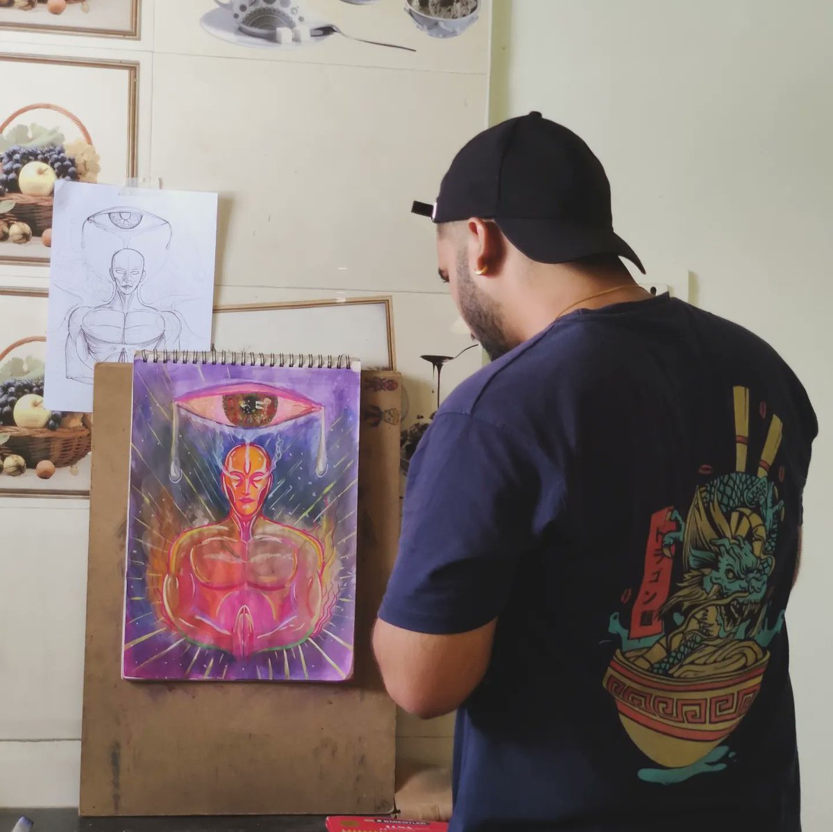 pathare_shivam's tweet photo. Getting back to painting stuff. 
Goal is to create art no matter the medium.
#art https://t.co/JUaZc5uxiz