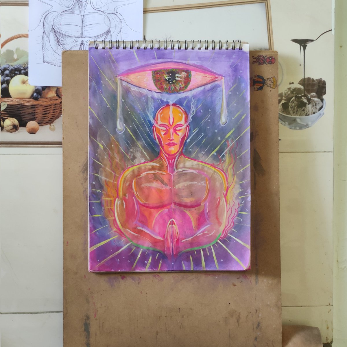 pathare_shivam's tweet photo. Getting back to painting stuff. 
Goal is to create art no matter the medium.
#art https://t.co/JUaZc5uxiz