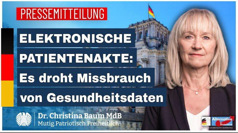 DrChristinaBaum's tweet photo. Freiwillige E-Akte #ePA fand kaum Anklang. Nun wird sie jedem aufgezwungen, der nicht aktiv widerspricht.
#Versicherte sollten sich gut überlegen, ob sie ihre Daten wirklich elektronisch in vollem Umfang dokumentieren lassen.
https://t.co/s60qLalIWx
https://t.co/khLnGkSGaS https://t.co/vKvtIMwtQO
