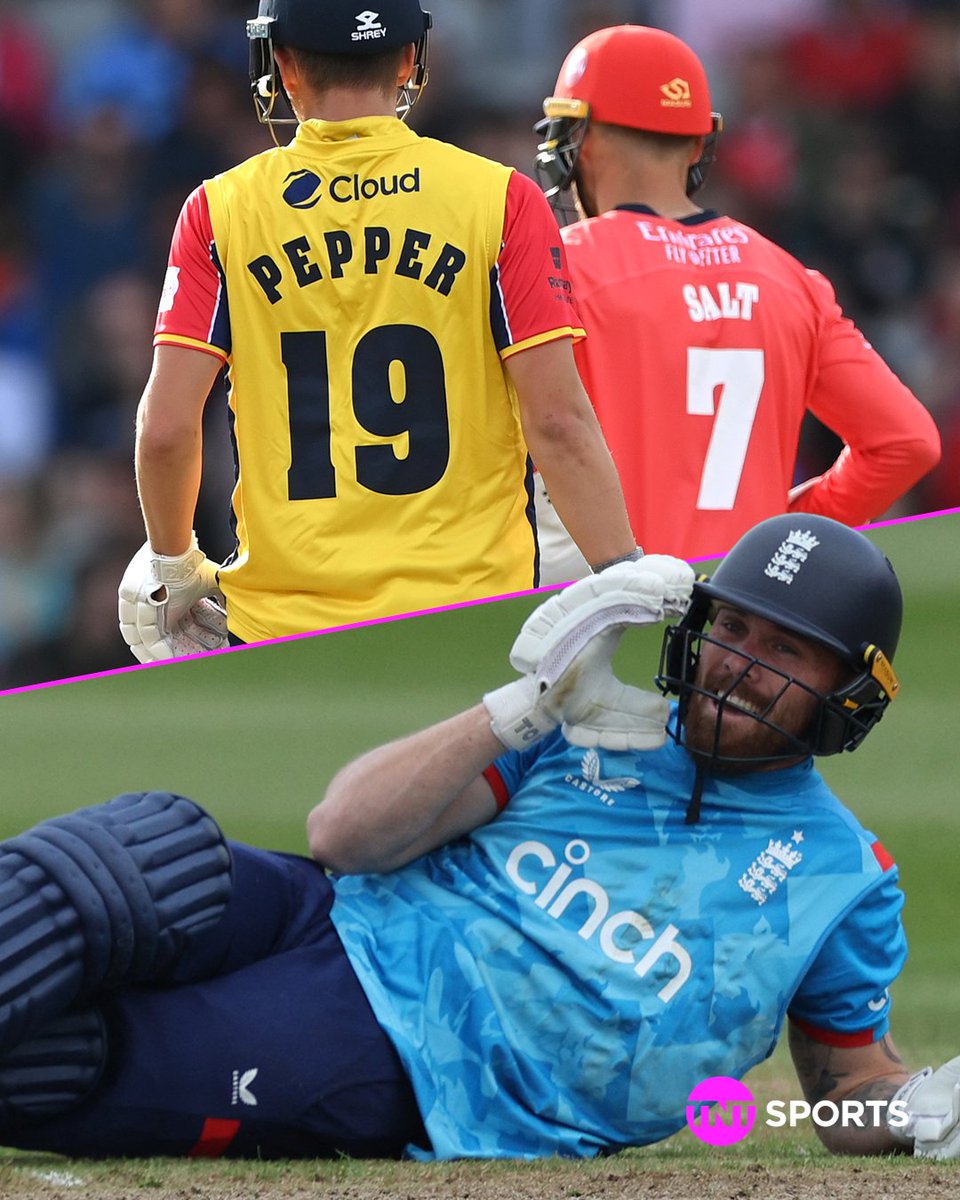 cricketontnt's tweet photo. England could open the batting in the West Indies with…SALT &amp; PEPPER 😂

Michael Pepper has been called up as Jos Buttler’s replacement, with Phil Salt already in the squad 🧂🌶️

Watch #WIvENG on @tntsports &amp; @discoveryplusUK from the 31st of October 📺 https://t.co/O5P5W288Lm