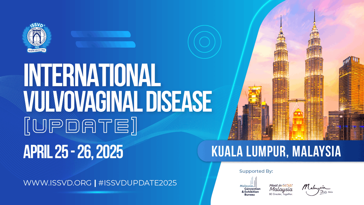 ✨ Join us in Kuala Lumpur on April 25 - 26, 2025 for the International Vulvovaginal Disease Update! Stay ahead of the latest trends and connect with global experts.

🔗 Join the waitlist today: lp.constantcontactpages.com/sl/f11Qxg3/upd…

#KualaLumpur2025 #ISSVD #MedicalEvents  #WomensHealth