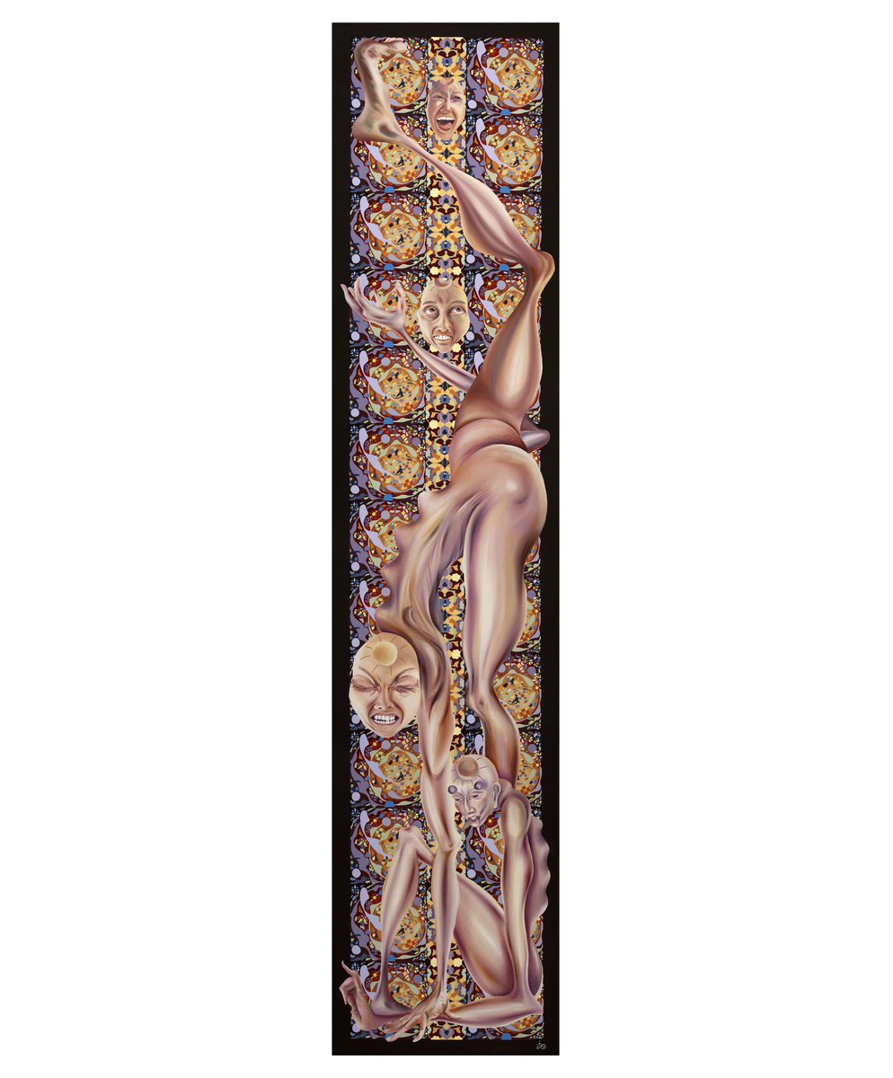 Good morning. ☀️ A piece from my latest solo exhibition Unburdened. 
Gentle Burden 

In the depths of life, the delicate burden of existence is carried. Each moment passes, balancing between lightness and heaviness.