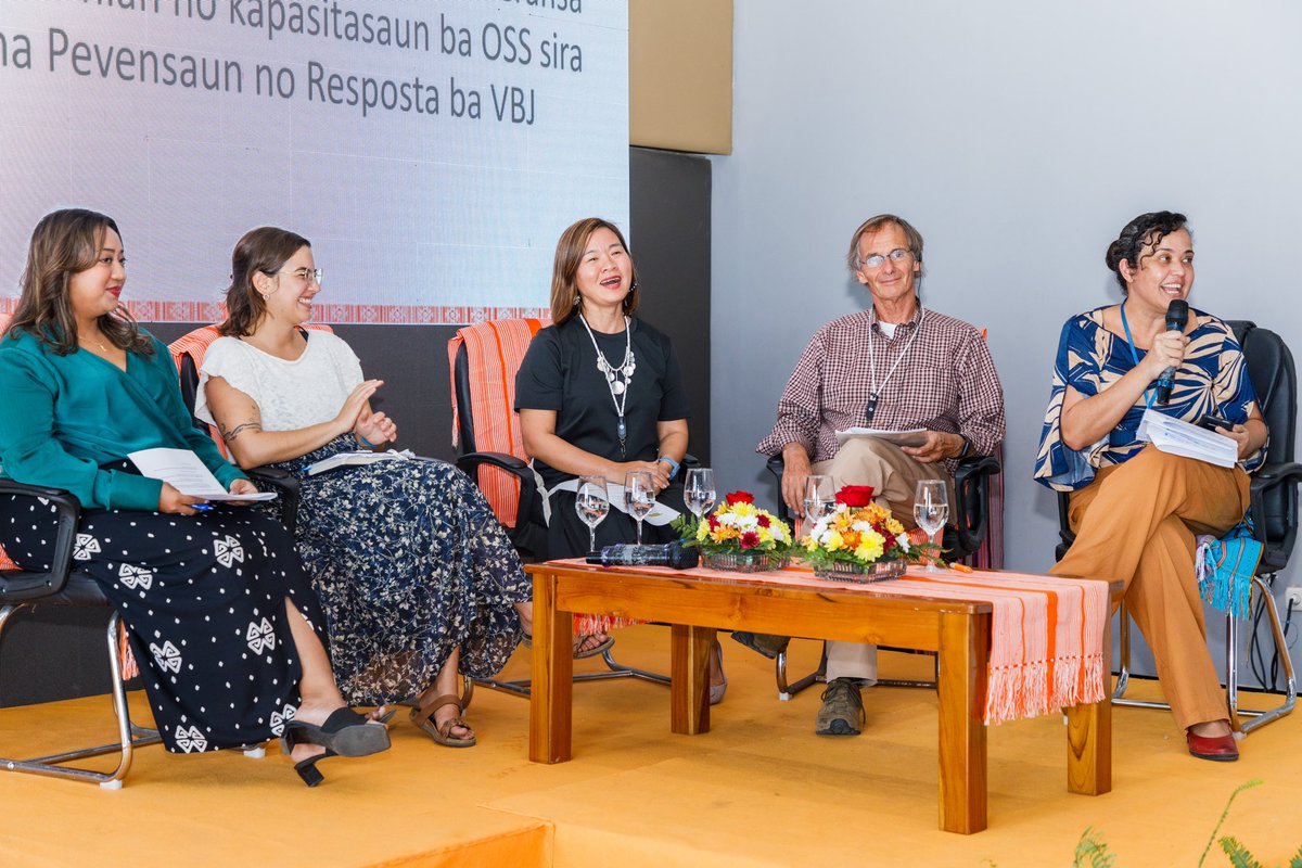IOMtimor_leste's tweet photo. Coming together for a safer, more equal future. 

Through KOICA support, IOM together with the Secretary of State for Equality, UNFPA, UN Women, and UNDP gather to share the impactful approaches in preventing and responding to gender-based violence in 🇹🇱

#TogetherForEquality https://t.co/u9ByAlTfiK