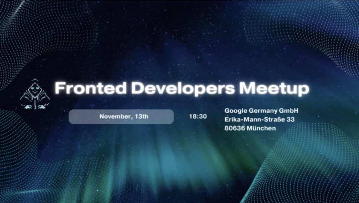 ChromeDevTools's tweet image. 👋 Servus, Munich devs! See you at @FrontMuc meetup on Nov 13th! 

Our engineers - Nik and Kateryna will be sharing some recent #ChromeDevTools updates and learnings. 

Come learn and connect! RSVP: meetup.com/munich-fronten…

 #webdev #AI #DesignSystem