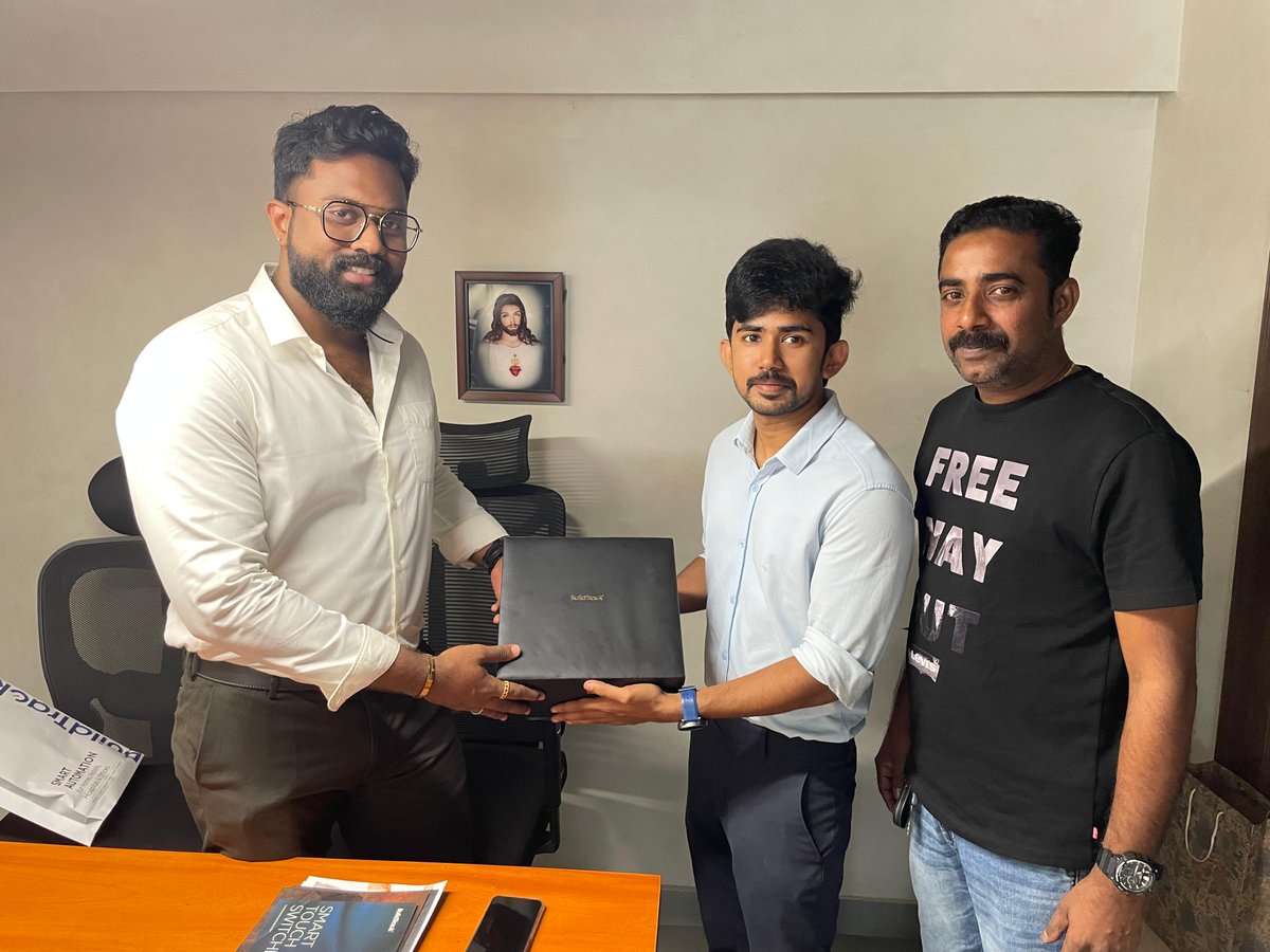 buildtrack's tweet image. Smart technology for smart designs. Proud to share our WiFi Keypads with architects who redefine modern spaces every day!  with Prinicipal Architect Jeff, Cochin.

#architects #smarttouchswitch #homeautomation #smarthomes #keypads #wifi #iot #interiordesigner #kerala #buildtrack