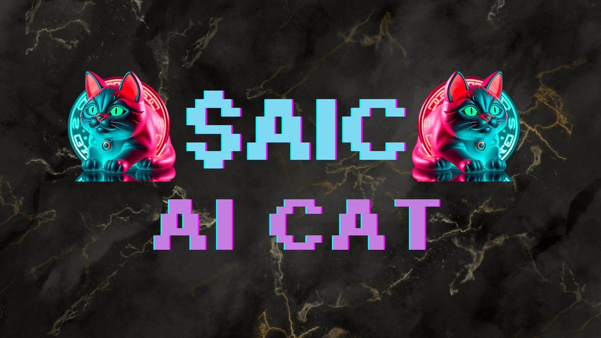 AI CAT is the first AI MEMECOIN on <a href="/SuiNetwork/">Sui</a>

$AIC to the moon 🚀 🚀 🚀 

✈️ :
t.me/AICATMEMEAIC  
💎 :
movepump.com/token/0xb84ff5… 
🌐 :
aicat.my.canva.site

#AI #Sui #Memecoin #Cats #catlovers