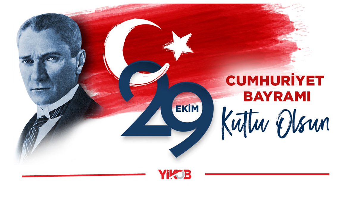 29 Ekim Cumhuriyet Bayramımız kutlu olsun...