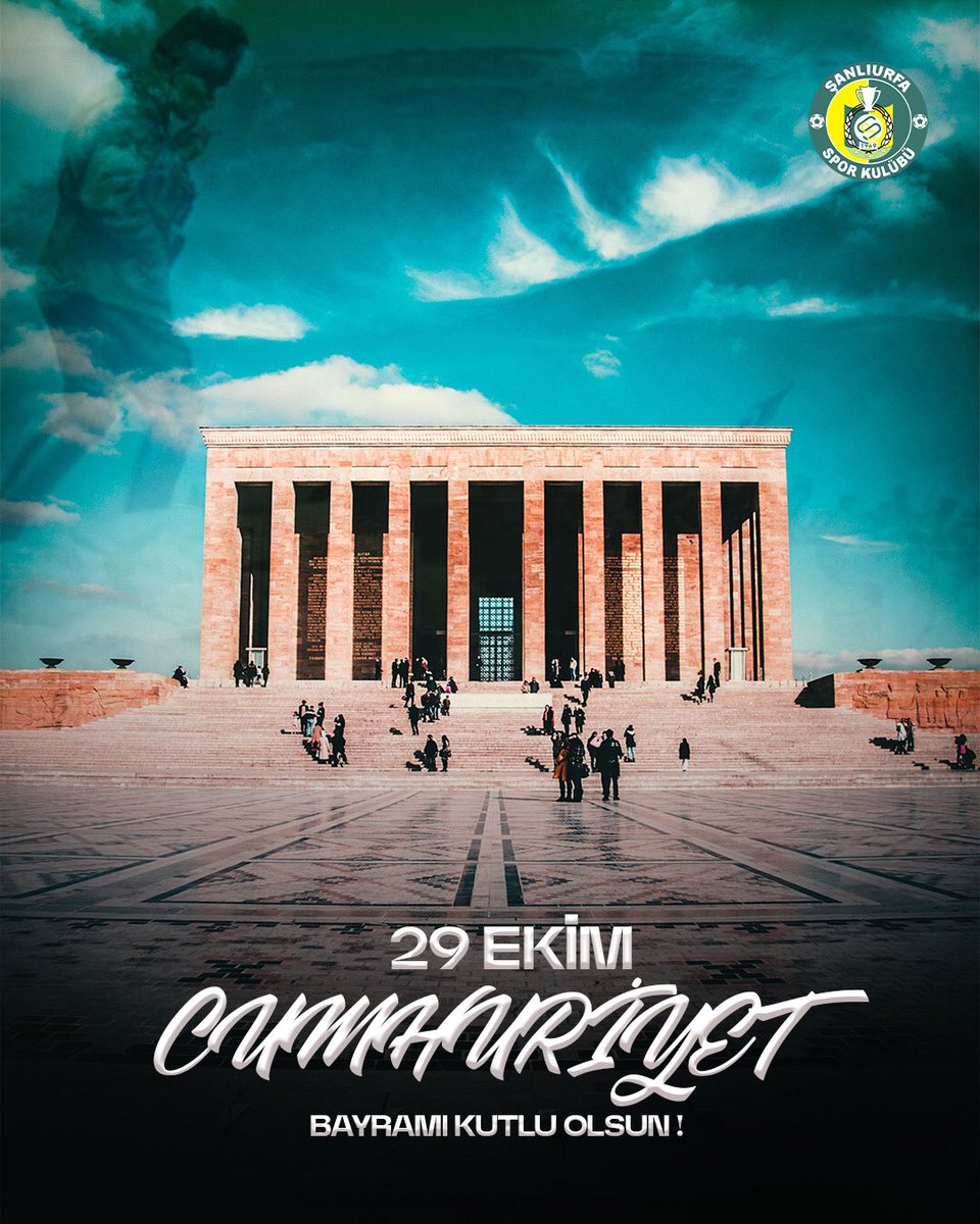 Cumhuriyetsiz bir toplum, yarınsız bir gündür. Cumhuriyet bayramınız kutlu olsun. !🇹🇷

Şanlıurfaspor Kulübü