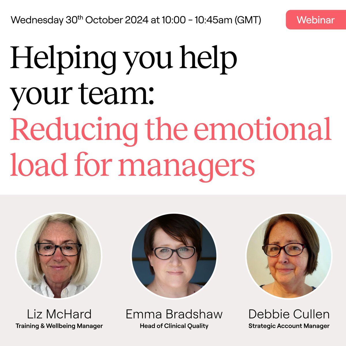 Join our webinar tomorrow: 'Helping you help your team: Reducing emotional load for managers.' Learn how EAPs support team mental health &amp; manager wellbeing. 

Expert Q&amp;A included! 
 
Save your spot below👇
eu1.hubs.ly/H0dhMnw0

 #mentalhealthatwork #EAP #managersupport