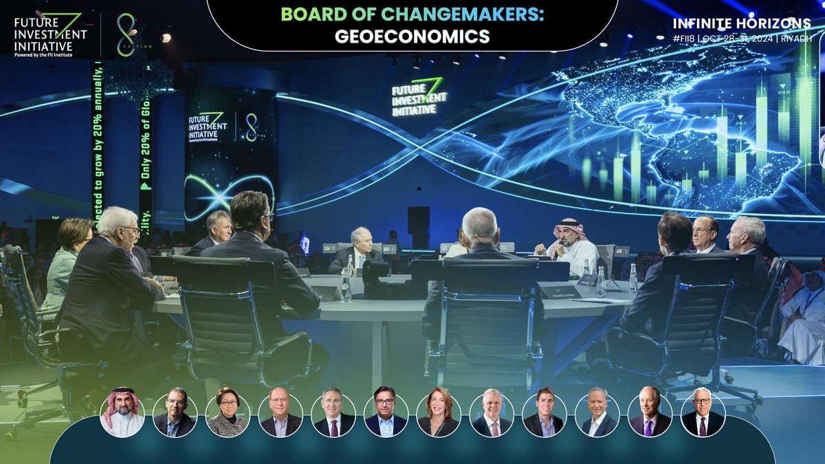 Amid global disruption, the IMF predicts 3.3% growth by 2025. But is this enough? #FII8 brings an exclusive, powerfully positioned table of visionaries and change-makers to discuss if the Global South can spark new economic systems. See the livestream now: bit.ly/FII8tvD1
