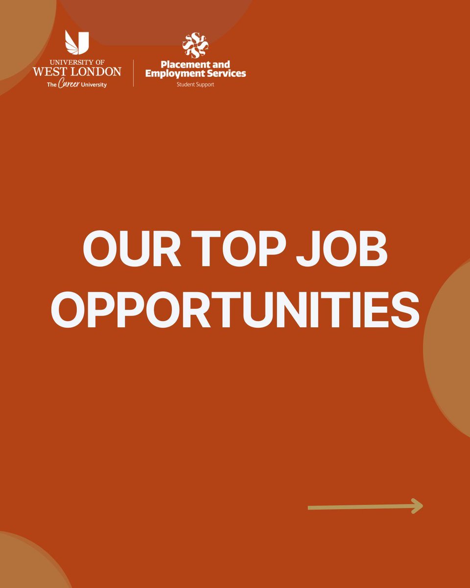 UWLCareers's tweet image. Check out our weekly job list!​
If you’re interested in any of these roles, DM or email us at careers@uwl.ac.uk  for more details.✨​ Looking for a way to improve your CV? Explore CareerSet for personalised CV guidance and review - link in bio!​ 
#jobs #opportunities #uwl